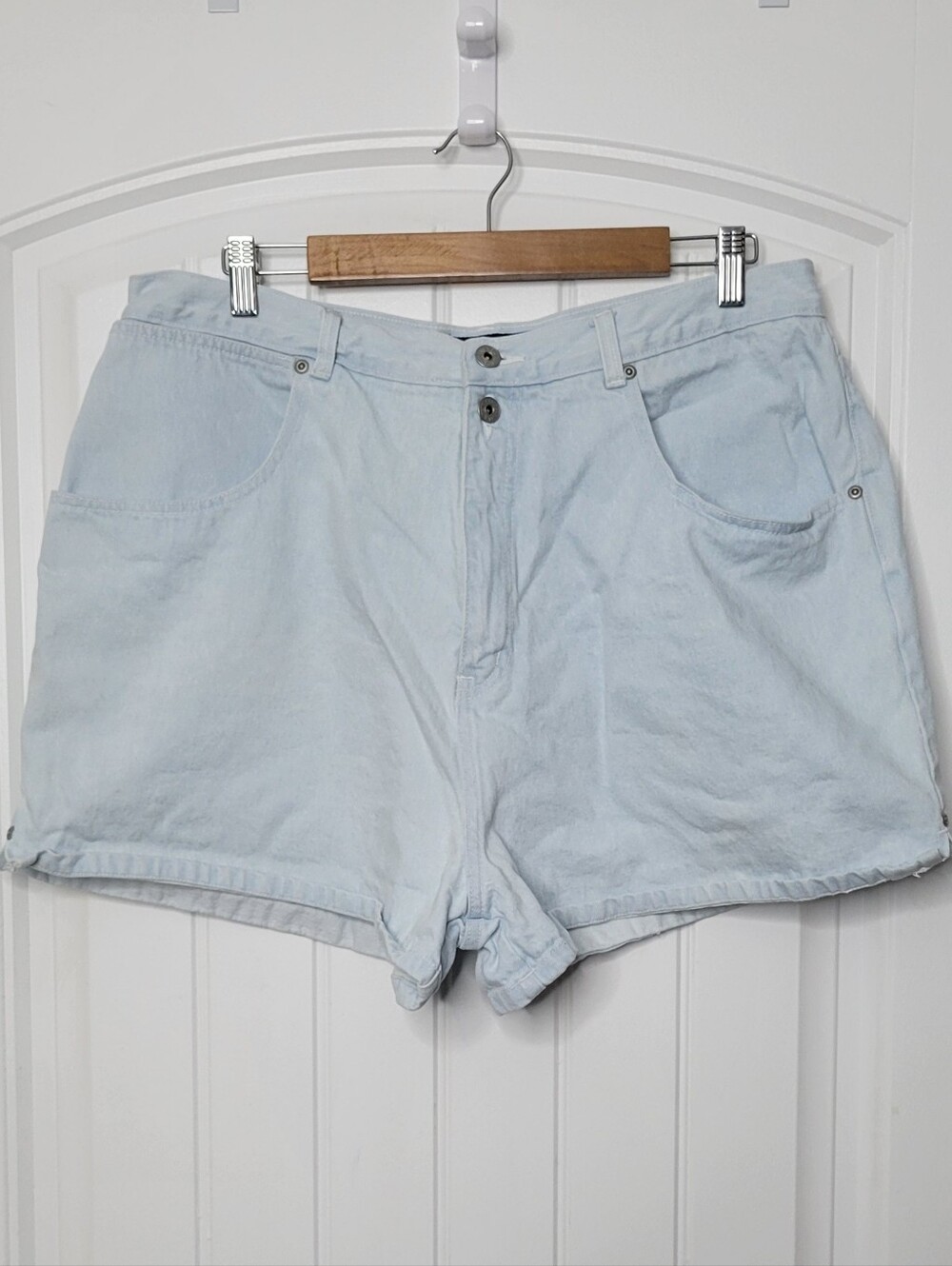 L.A. Blues Light Blue High-Rise Denim Shorts